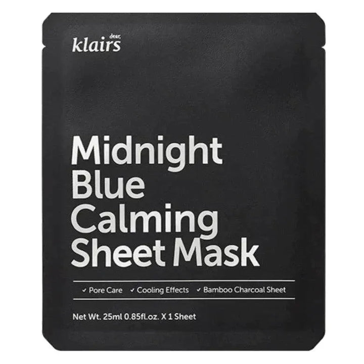 Dear Klairs Midnight Blue Calming Sheet Mask