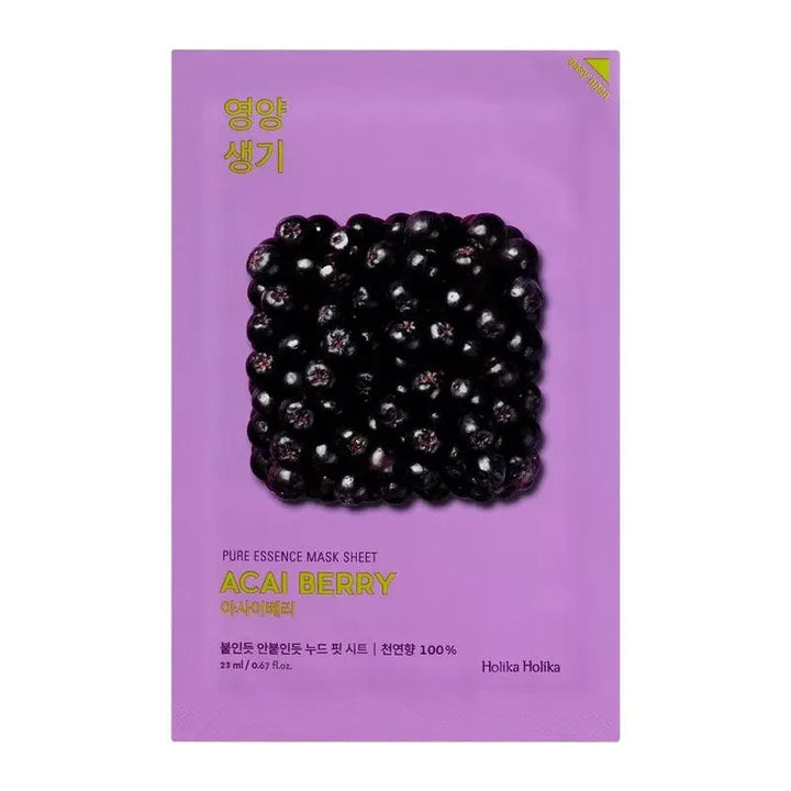 Holika Holika Pure Essence Mask Sheet Acai Berry