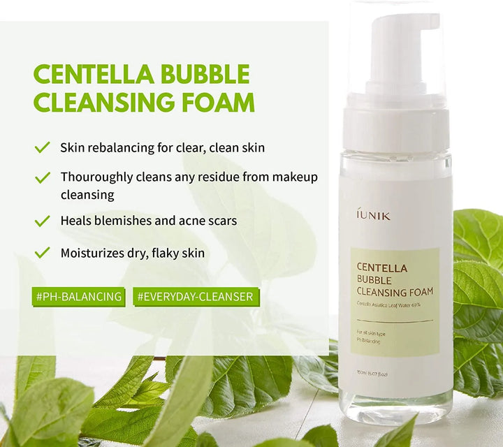 Iunik Centella Bubble Cleansing Foam