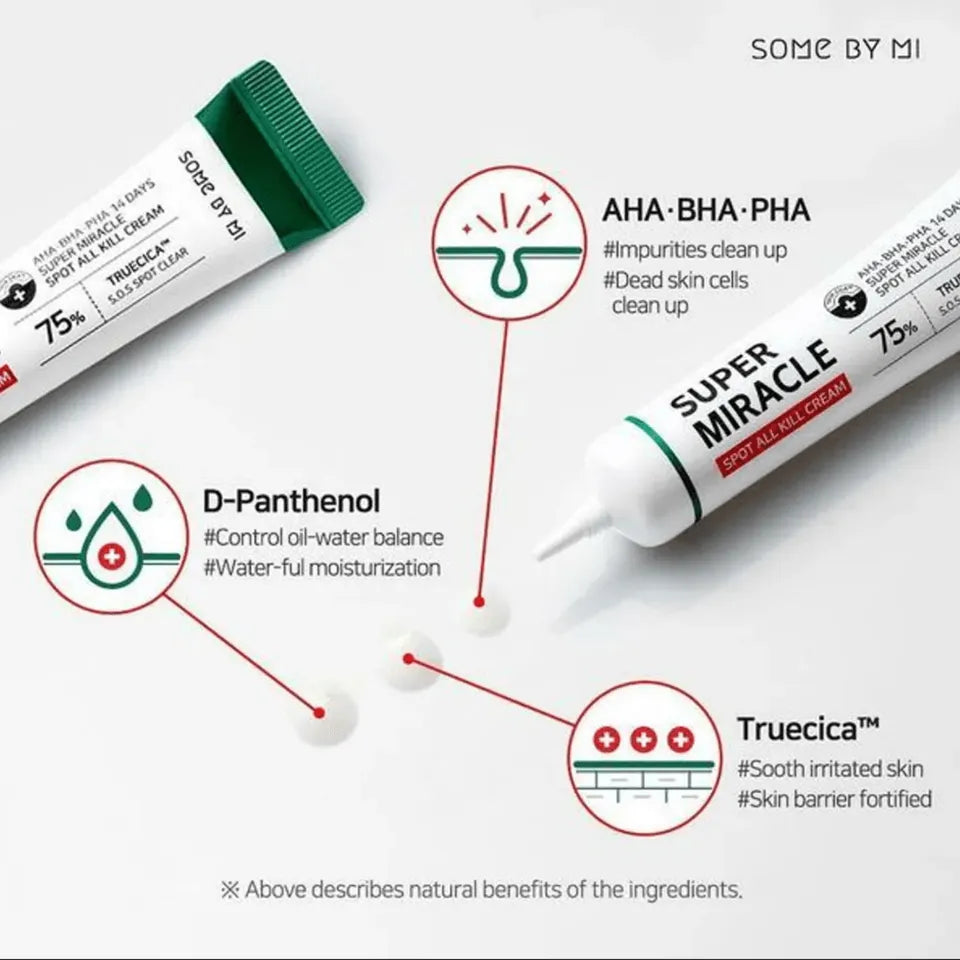Some by mi AHA, BHA, PHA 14 Days Super Miracle Spot All Kill Cream