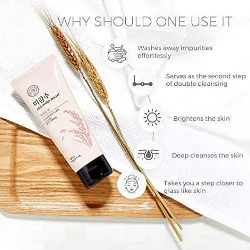 The Face Shop Rice Water Bright Cleansing Foam