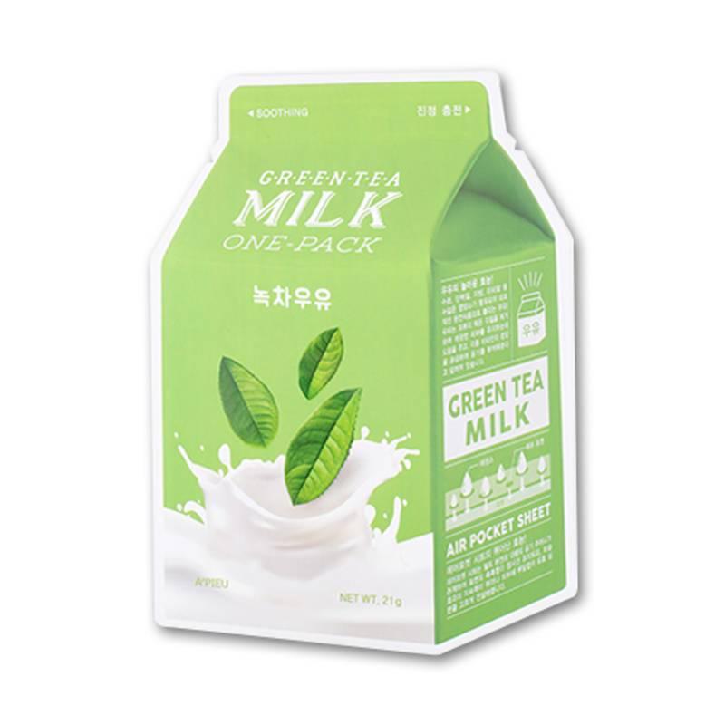 A'Pieu Milk One Pack Mask Green Tea