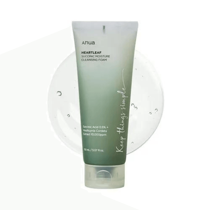 Anua Heartleaf Succinic Moisture Cleansing Foam