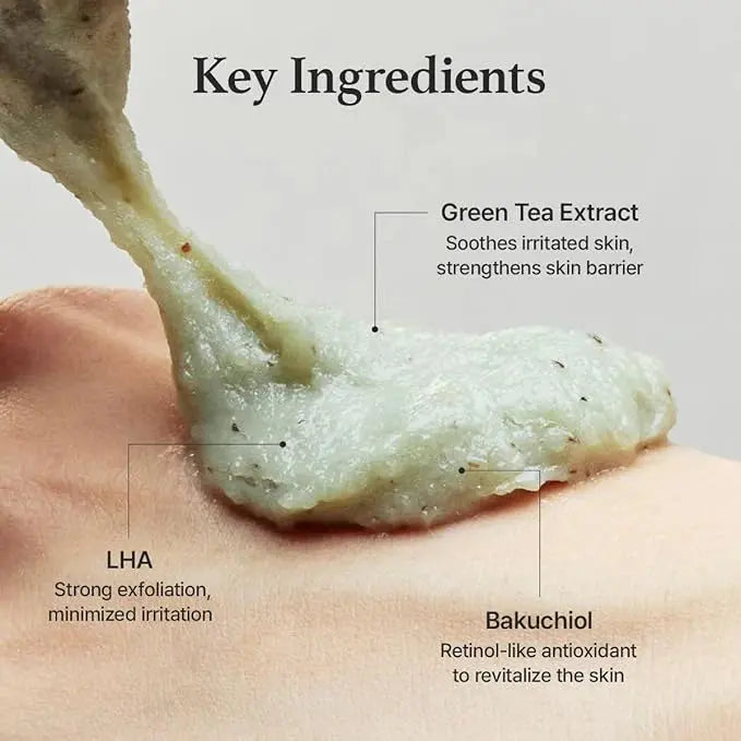 Green Tea + LHA Deep Pore Rice Cake Cleanser