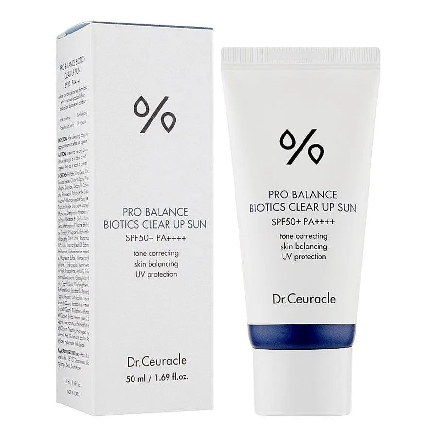 Dr.Ceuracle Pro Balance Biotics Clear Up Sun SPF50+ Korean sunscreen at Me Time Groningen