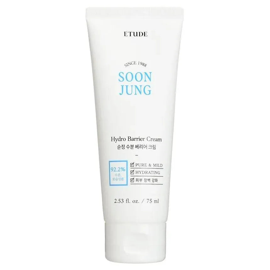 Etude House Soon Jung Hydro Barrier Cream tube, Korean skincare product at Me Time Groningen