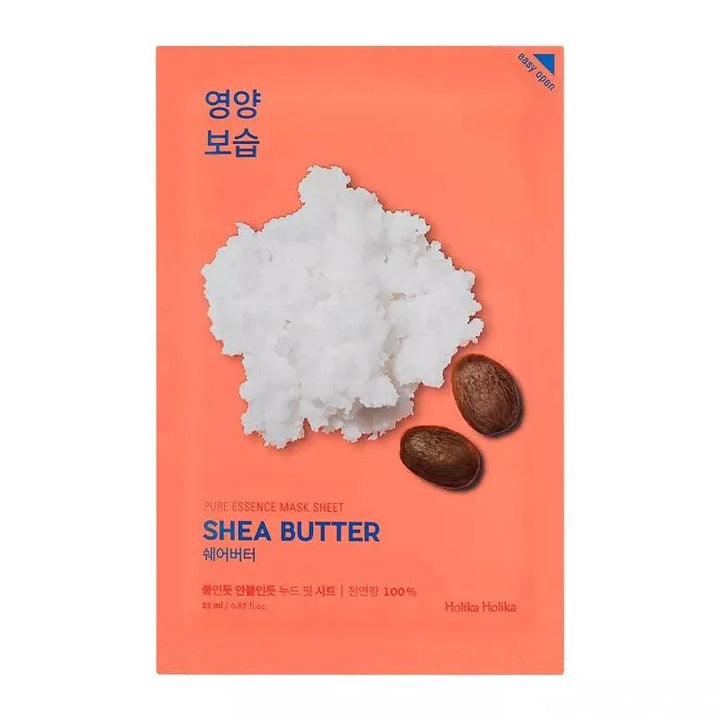 Holika Holika Pure Essence Mask Sheet Shea Butter, Korean skincare sheet mask, Me Time Groningen