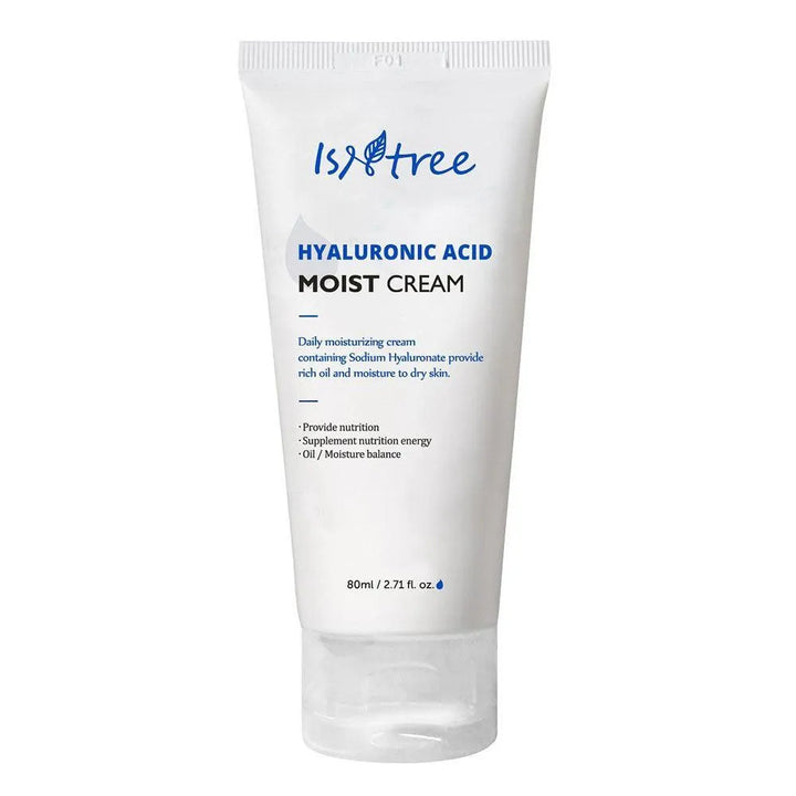 Isntree Hyaluronic Acid Moist Cream tube, Korean skincare product at Me Time Groningen
