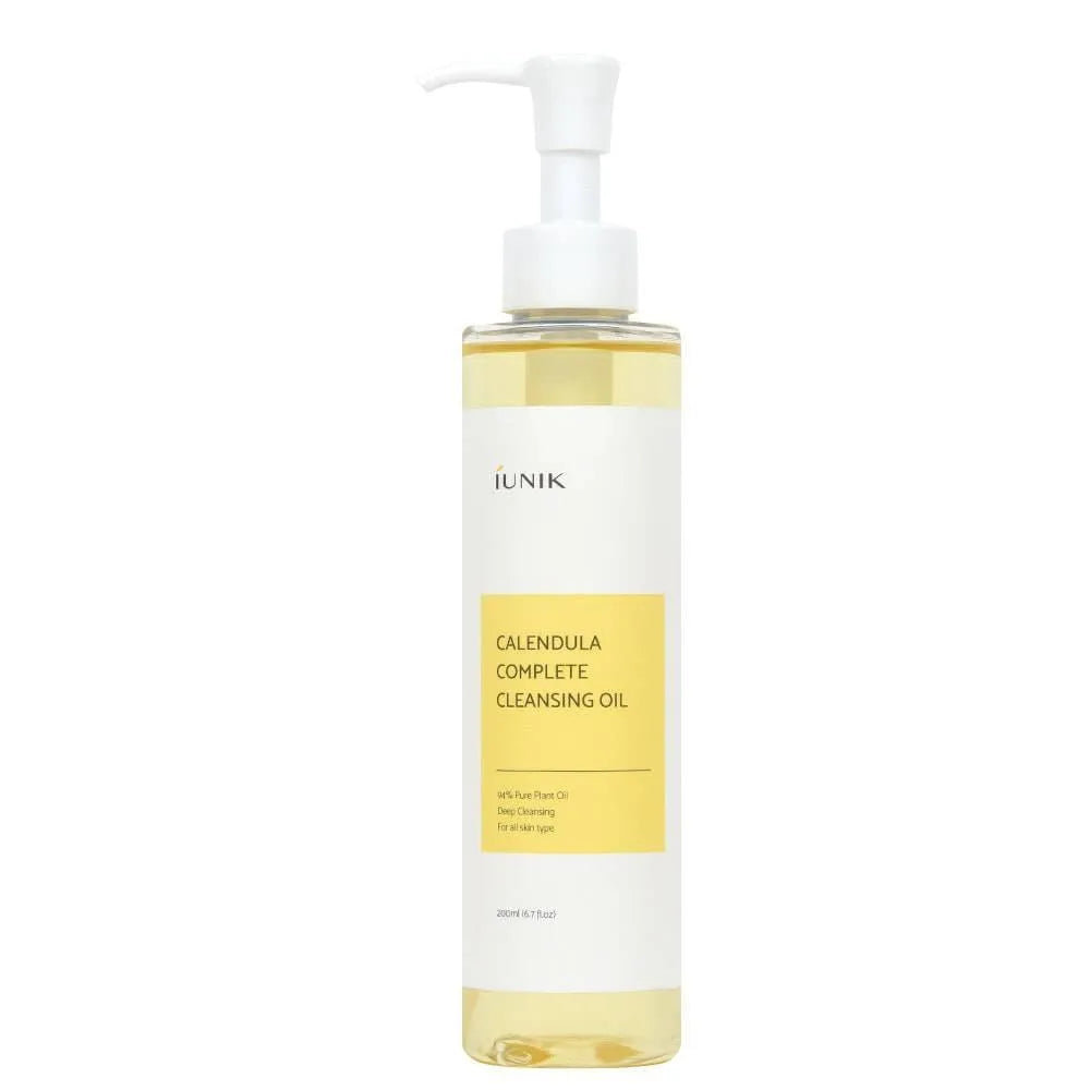 iUNIK Calendula Complete Cleansing Oil bottle, Korean skincare at Me Time Groningen