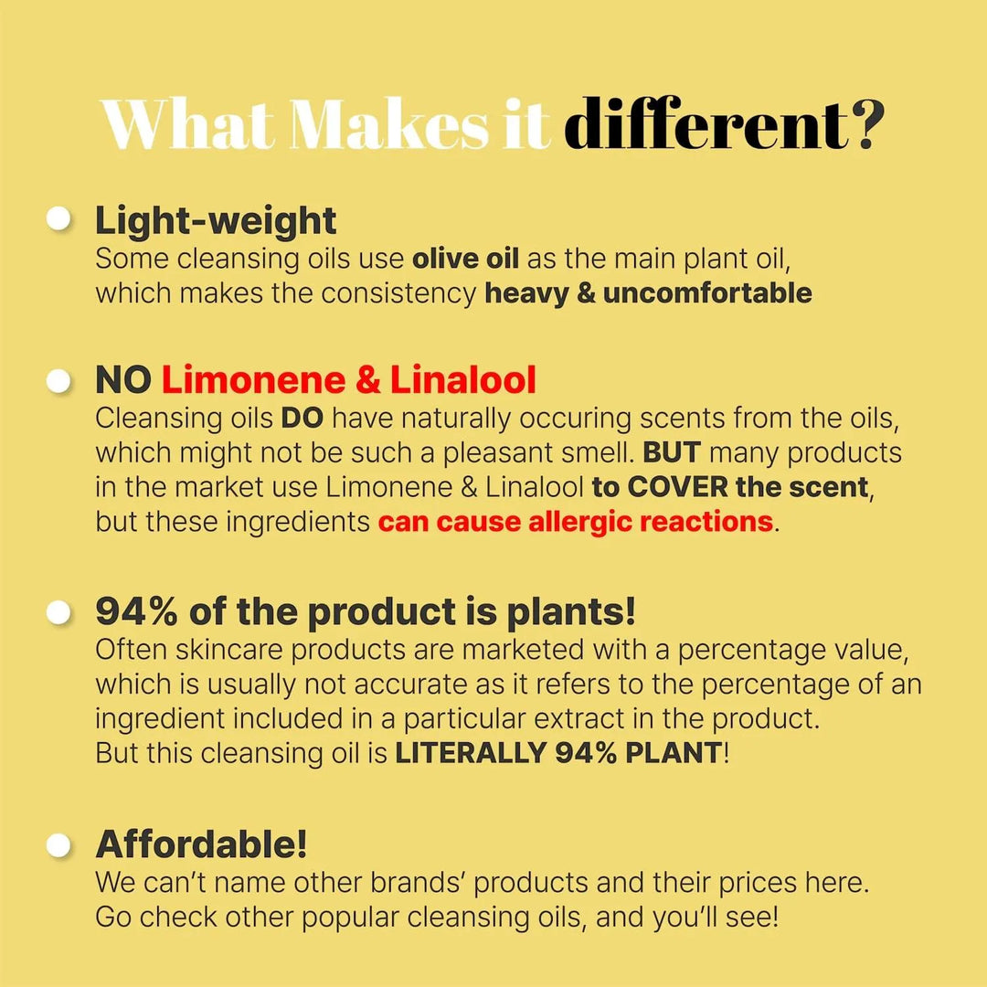 iUNIK Calendula Complete Cleansing Oil benefits infographic, Korean skincare at Me Time Groningen.