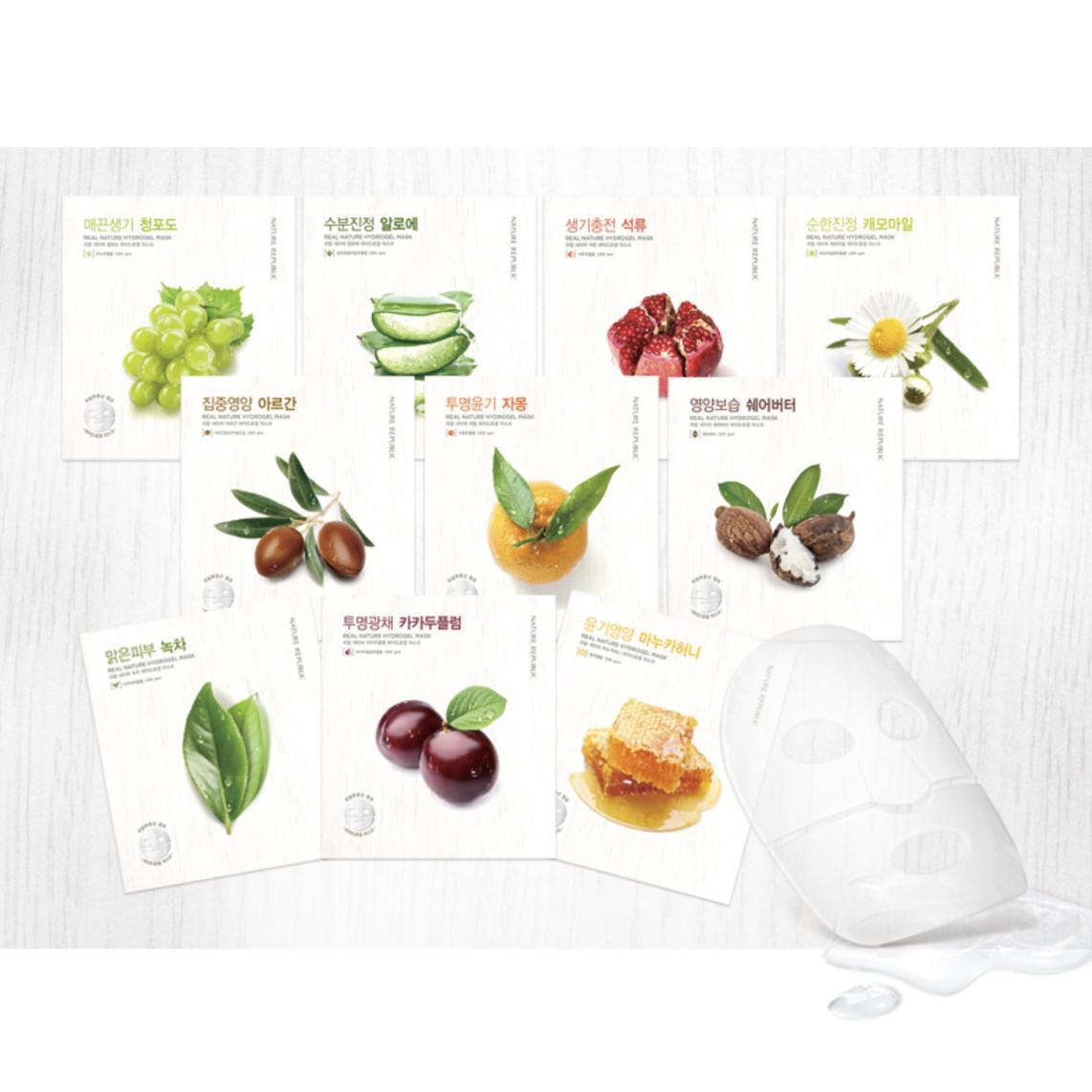 Nature Republic Real Nature Hydrogel Mask Aloe