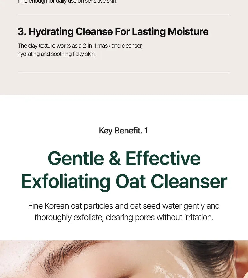 Oat In Gentle Exfoliating Face Cleanser