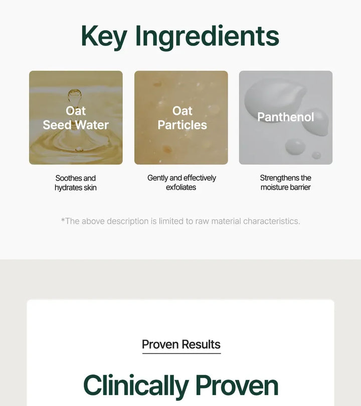 Oat In Gentle Exfoliating Face Cleanser