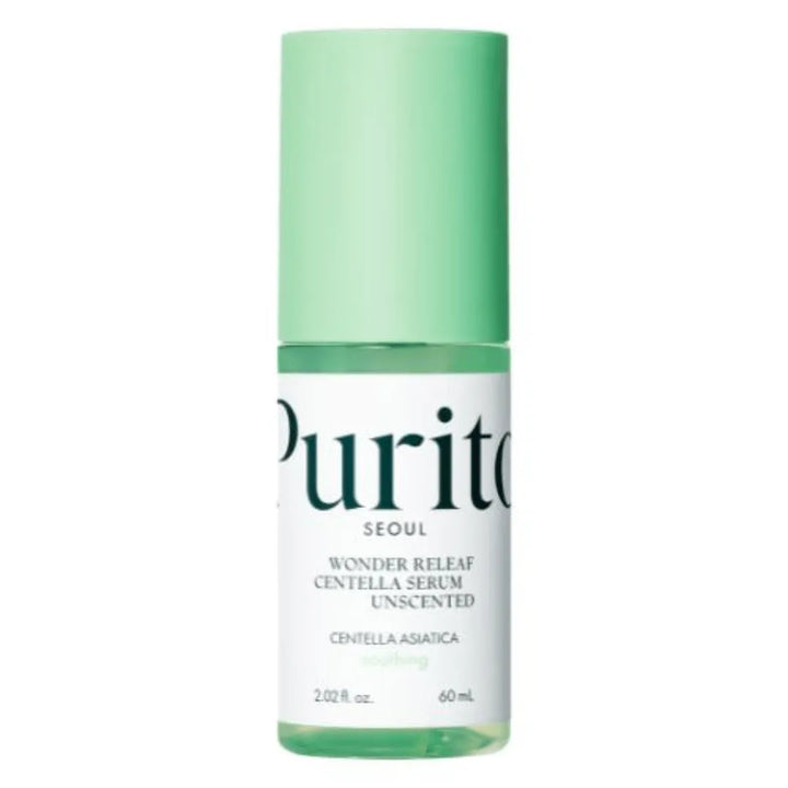 Purito Wonder Releaf Centella Serum Unscented bottle, Korean skincare at Me Time Groningen