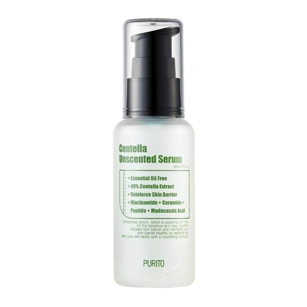 Purito Centella Unscented Serum bottle, Korean skincare at Me Time Groningen