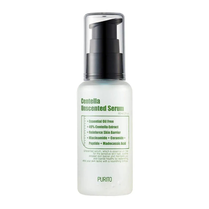 Purito Centella Unscented Serum bottle, Korean skincare at Me Time Groningen
