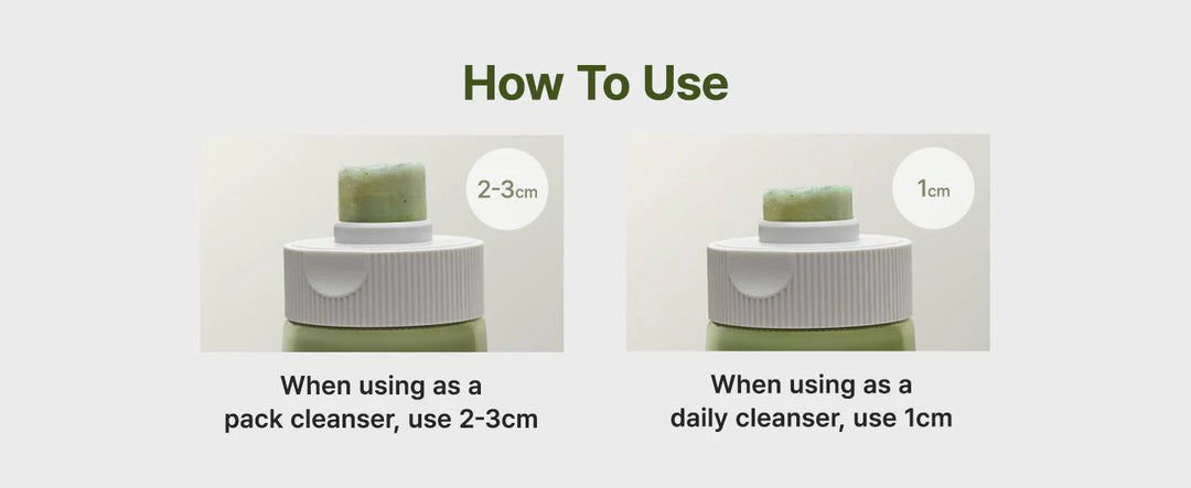 Green Tea + LHA Deep Pore Rice Cake Cleanser