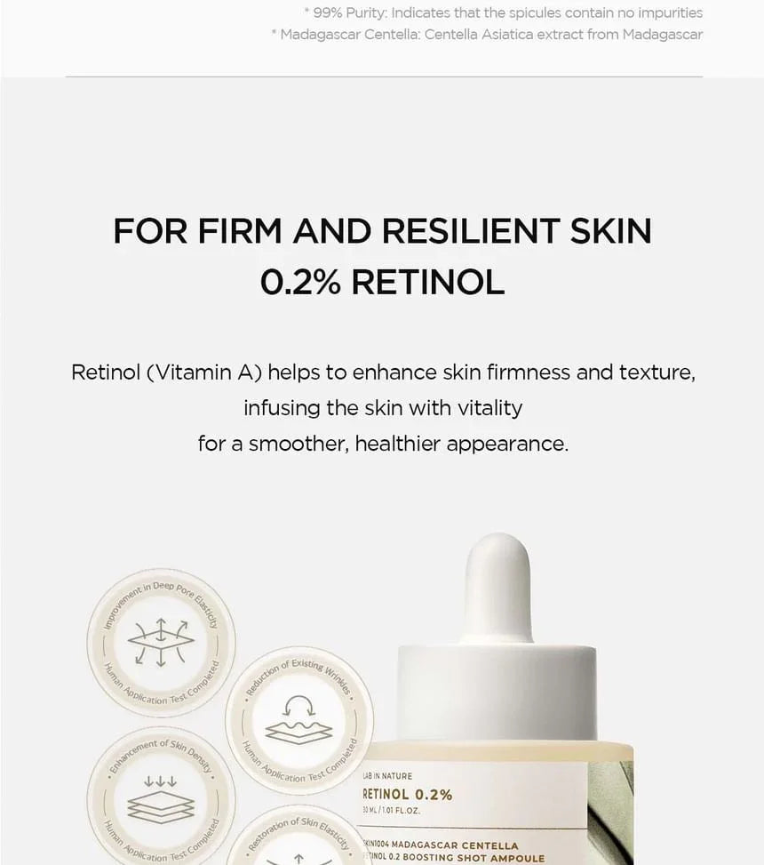 Lab in Nature Madagascar Centella Retinol 0.2 Boosting Shot Ampoule