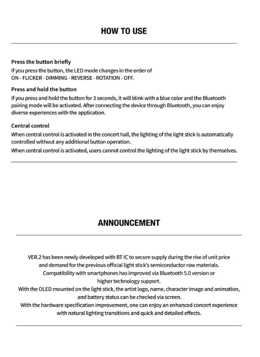 OFFICIAL LIGHT STICK VER.2