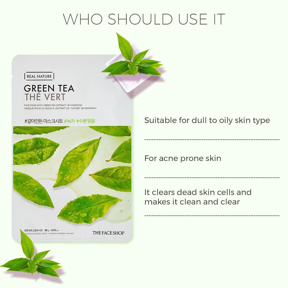 The Face Shop Real Nature Face Mask Green Tea