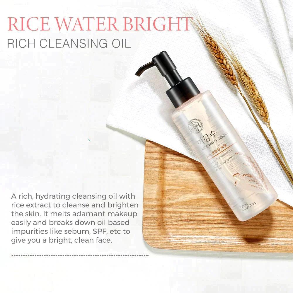 The Face Shop Rice Water Bright Rich Cleansing Oil